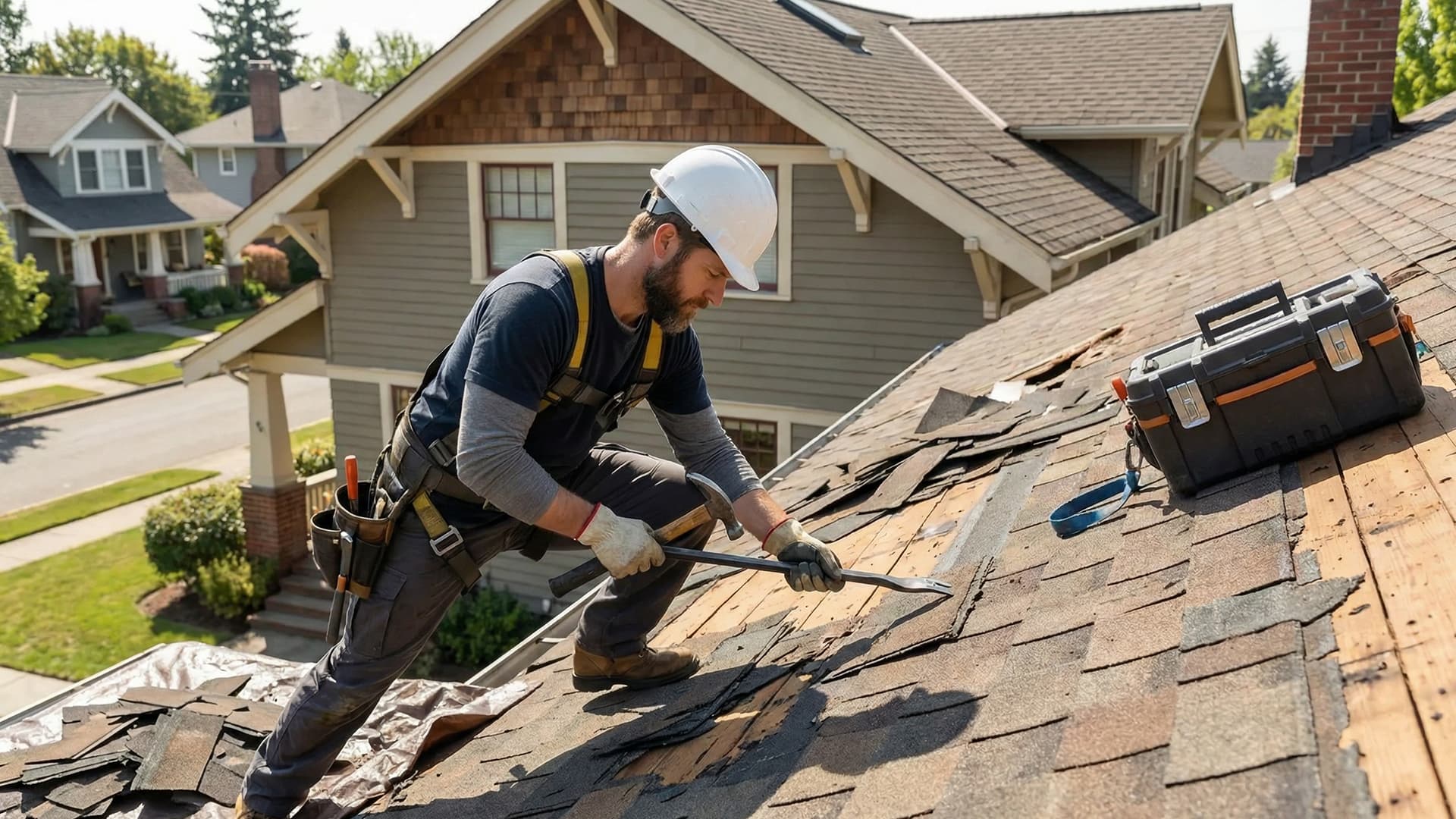 Restoration crew performing water damage cleanup